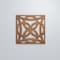 Ekena Millwork Medium Baytown Decorative Fretwork Wood Wall Panels, Walnut, 15 3/8"W x 15 3/8"H x 3/8"T WALW16X16X0375BYTWA - alternate 3